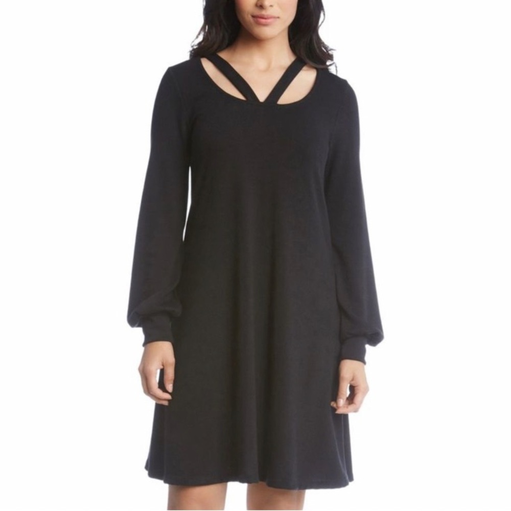 Karen Kane Womens Cut-Out
Sweater Dress, Black XL